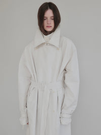 【AMOMMA】DOUBLE COLLAR TRENCH COAT