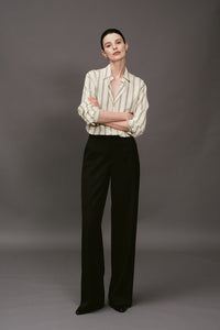 【ELBORN】Alexis Stripe Silk Shirt