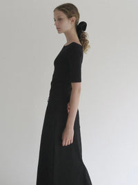【NOWNS】Lyse | Half sleeve tee