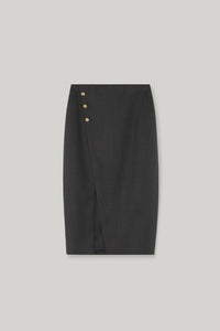 【ELBORN】Elina Oblique Slit Skirt