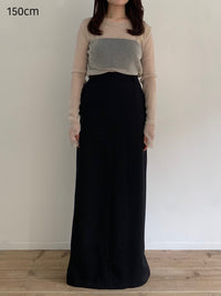 [ sample sale ] straight maxi skirt