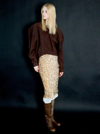 【AMOMMA】PUFF SLEEVE SWEAT - 起毛なし -