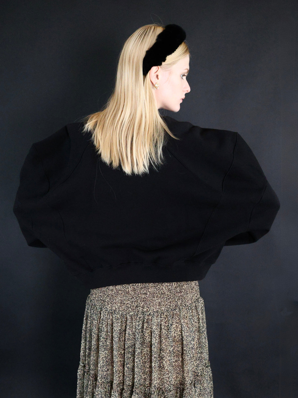 【AMOMMA】PUFF SLEEVE SWEAT - 裏起毛 -
