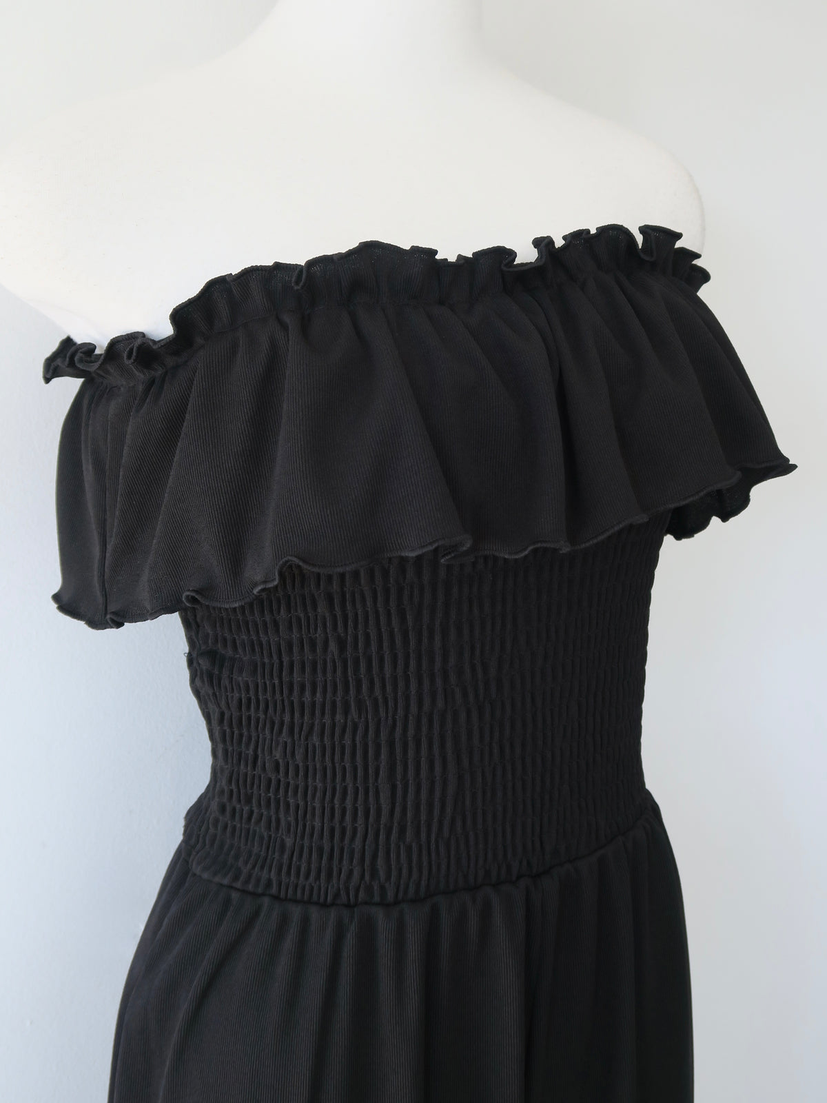 frill maxi jumpsuit