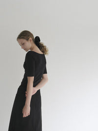 【NOWNS】Lyse | Half sleeve tee