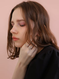【SAMPLE SALE / swanë】moon star ring