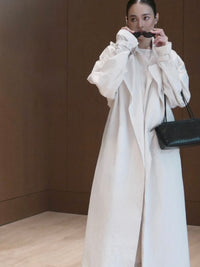 【AMOMMA】DOUBLE COLLAR TRENCH COAT