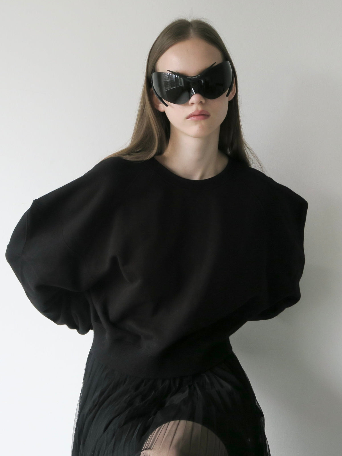 【AMOMMA】PUFF SLEEVE SWEAT - 起毛なし -