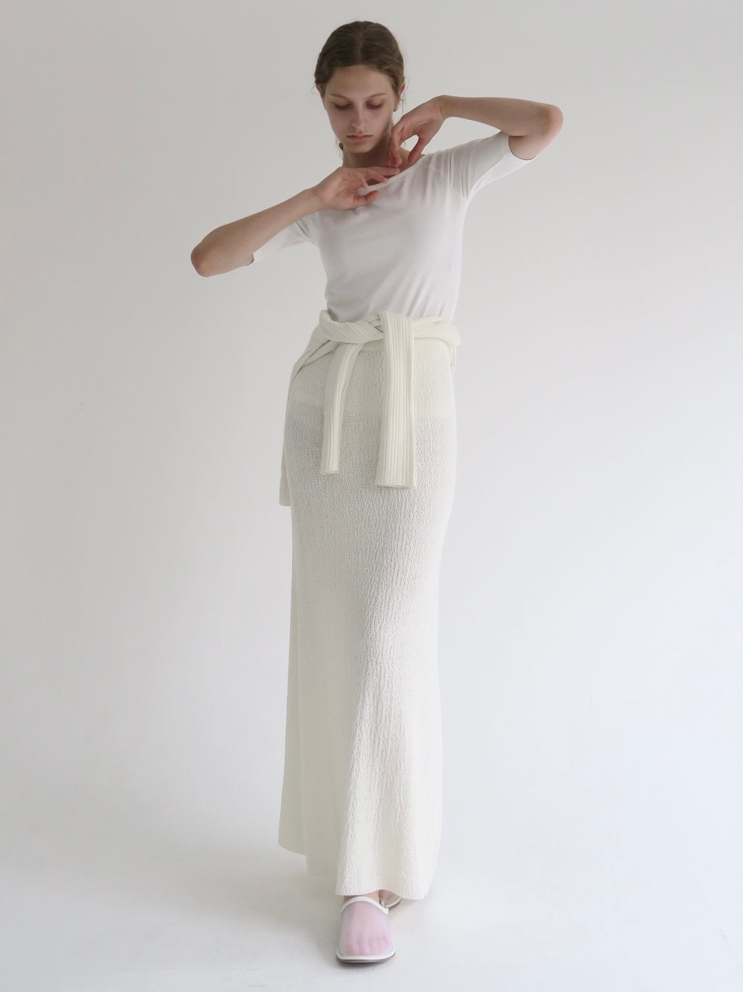 【NOWNS】Lyse | Half sleeve tee