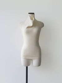 halter neck knit top