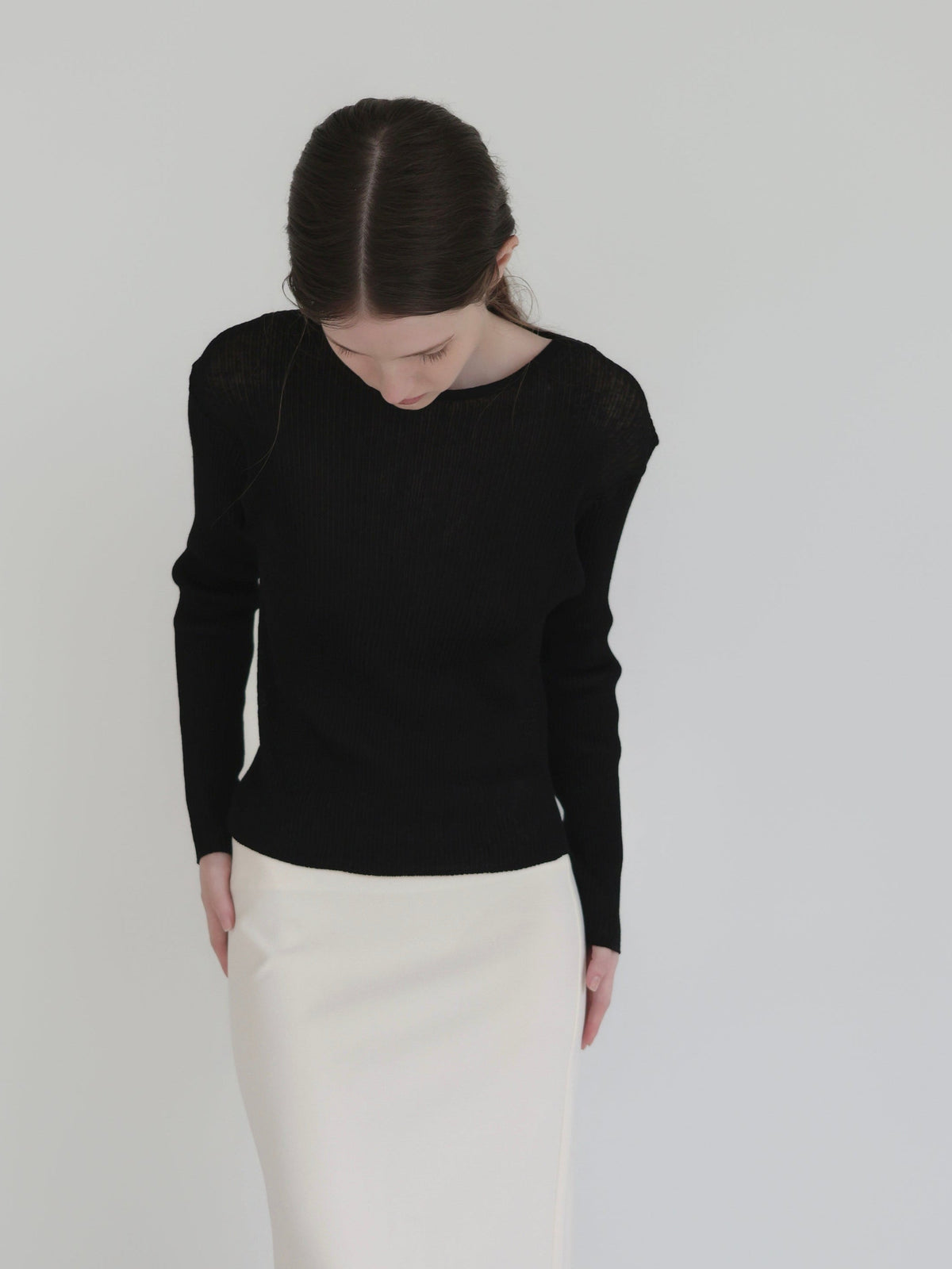 【NOWNS】Léa | Long-sleeve rib knit