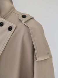[AMOMMA] ISABELLA SHORT TRENCH COAT