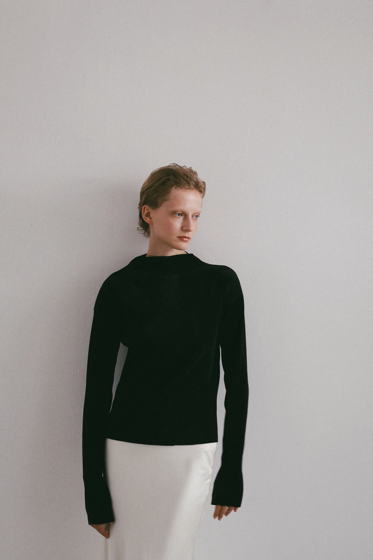 【NOWNS】Seine | Pleats long sleeve tops