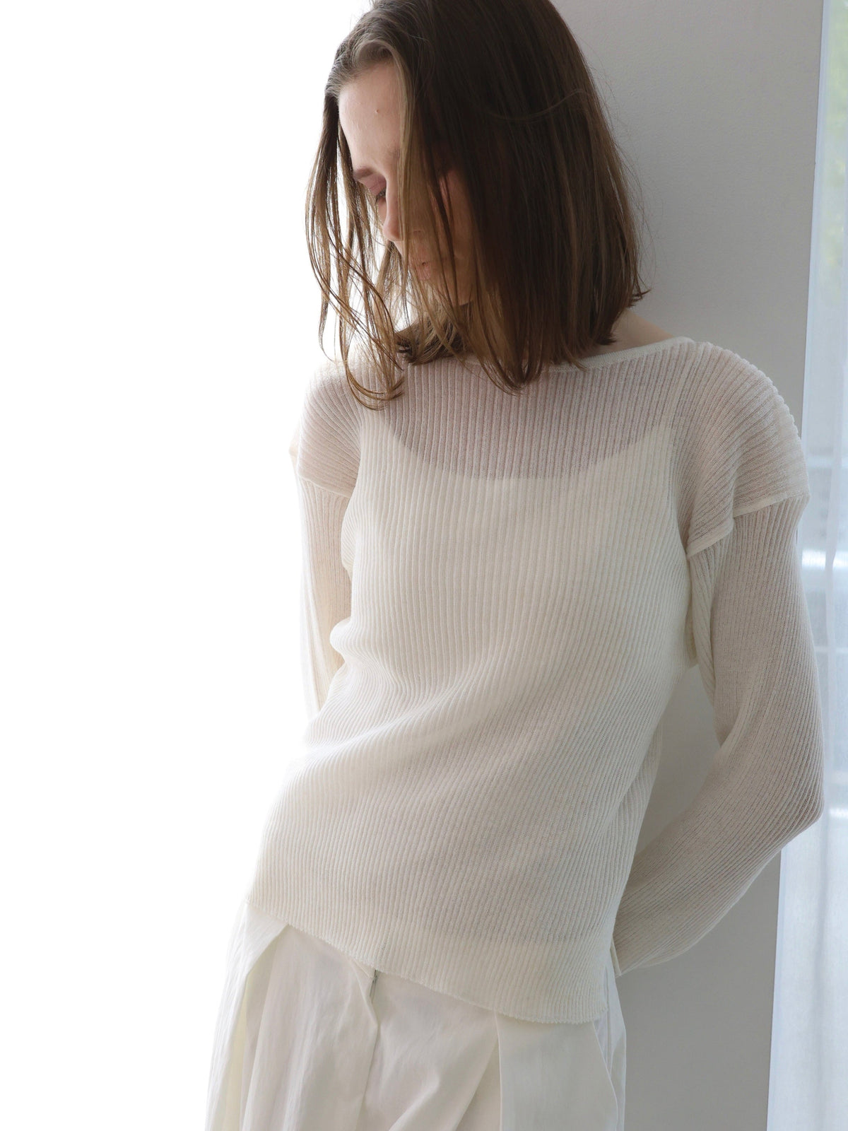 【NOWNS】Léa | Long-sleeve rib knit