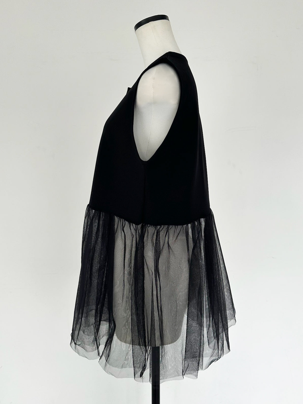 【SAMPLE SALE / swanë】 tulle switching open tunic