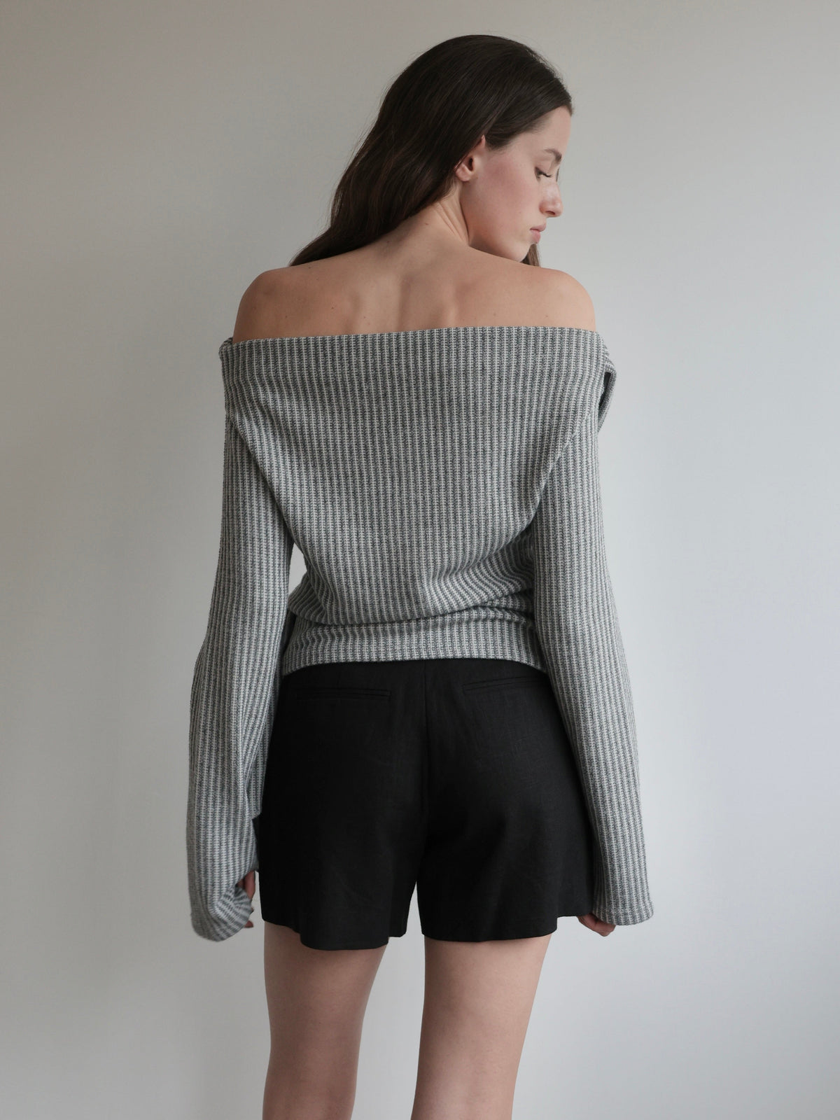 【SAMPLE SALE / miies miim】off shoulder drape tops
