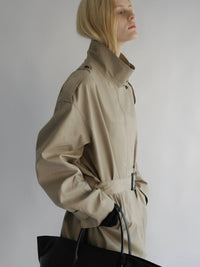[AMOMMA] ISABELLA SHORT TRENCH COAT