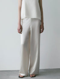 【NOWNS】Lulà | Satin sleek pants