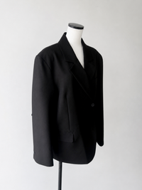 stripe-line tailored jacket