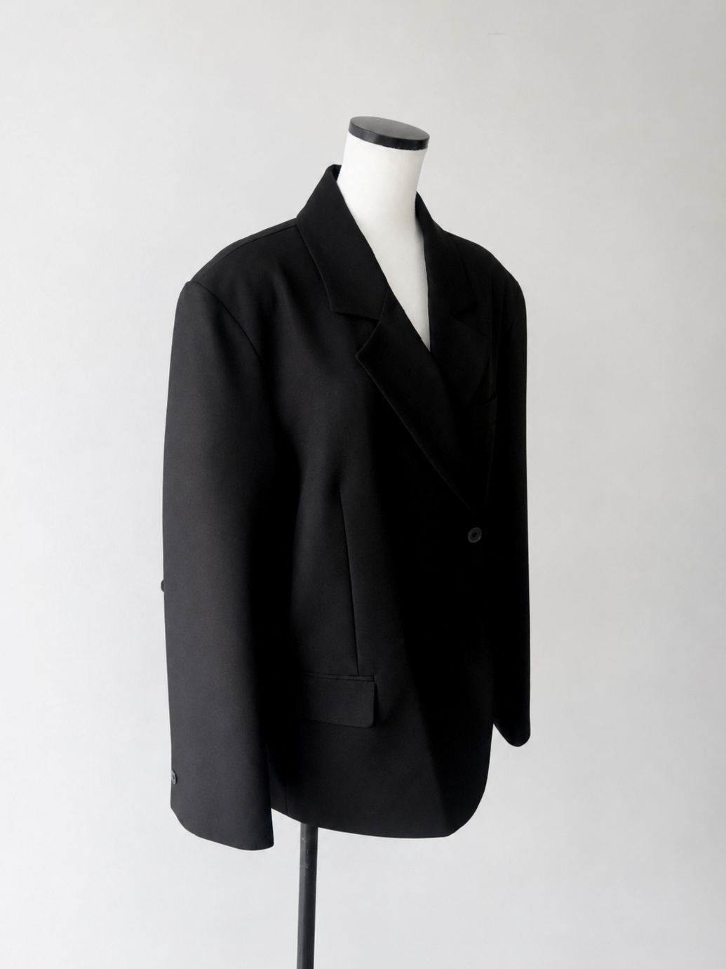 stripe-line tailored jacket