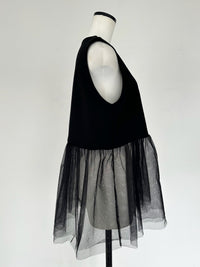 【SAMPLE SALE / swanë】 tulle switching open tunic