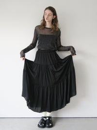 [ sample sale ] glitter sheer tops