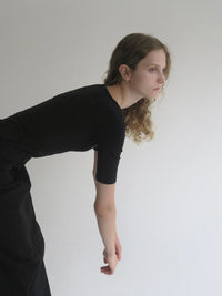 【NOWNS】Lyse | Half sleeve tee