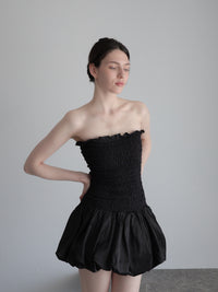 【SAMPLE SALE / célon】volume flare mini dress