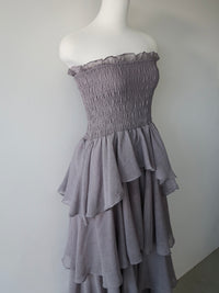 【célon】frilly tiered dress