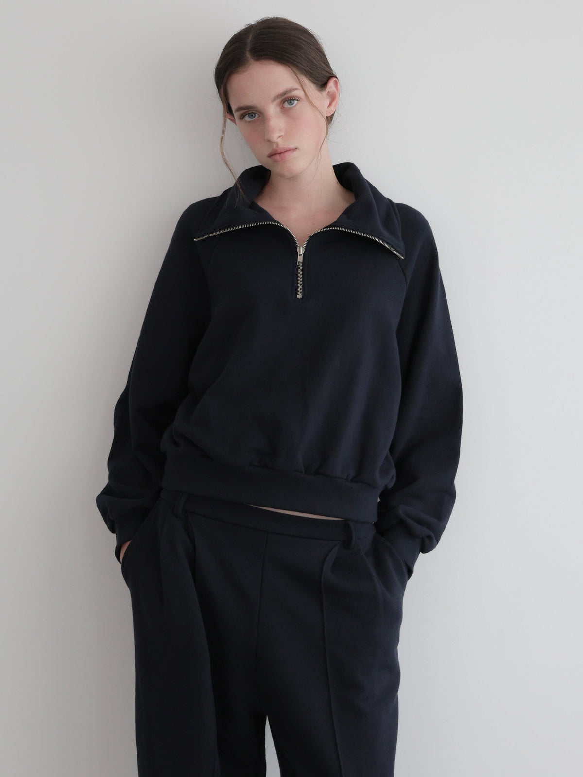 【NOWNS】Louis | Sweat zip tops