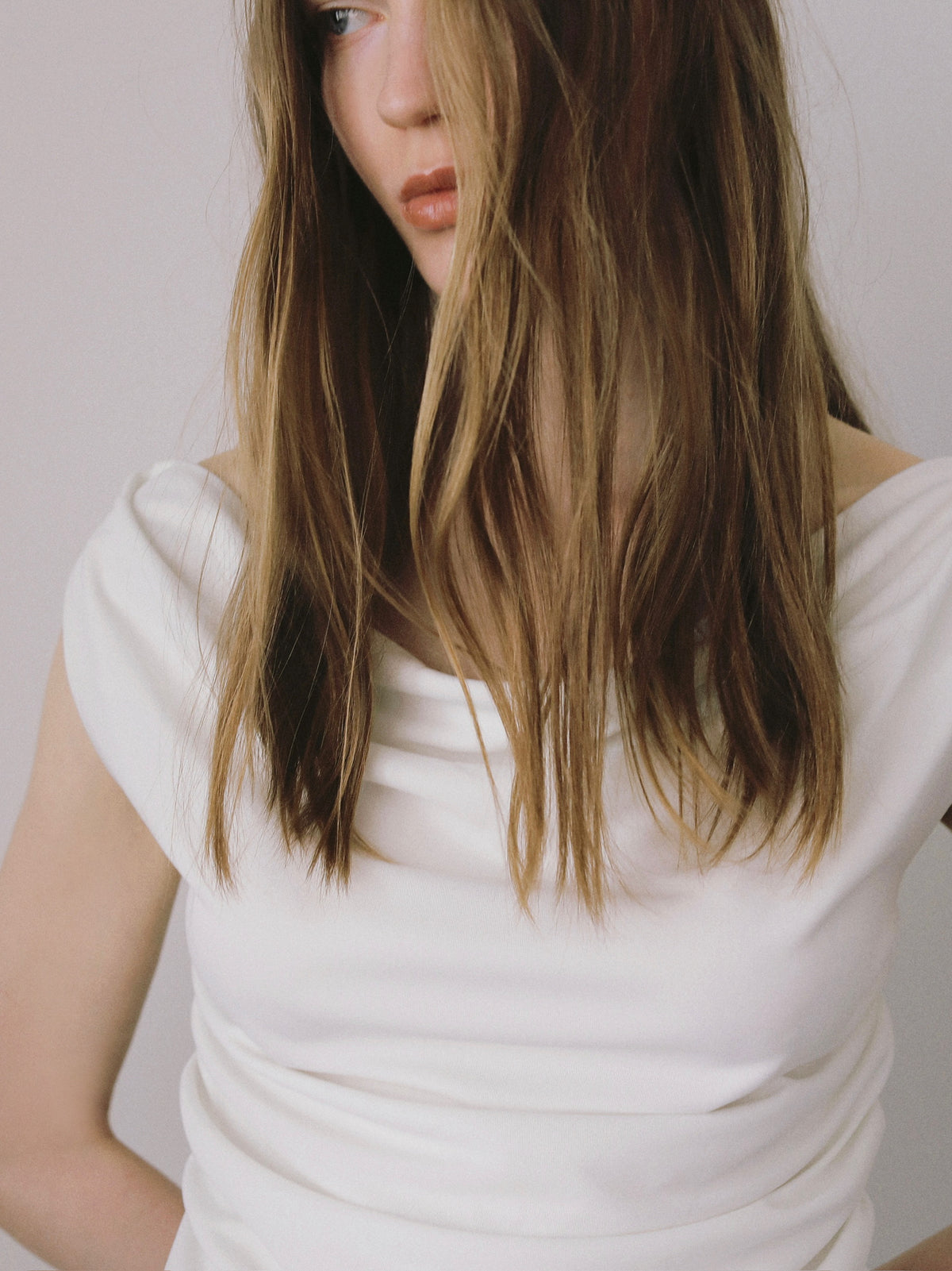Fluid Draped Neck Top