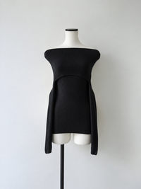【célon】wool off shoulder knit