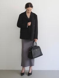 sleek draped maxi dress