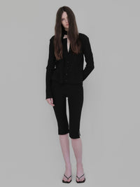 【NOWNS】Seine | Pleats tie cardigan