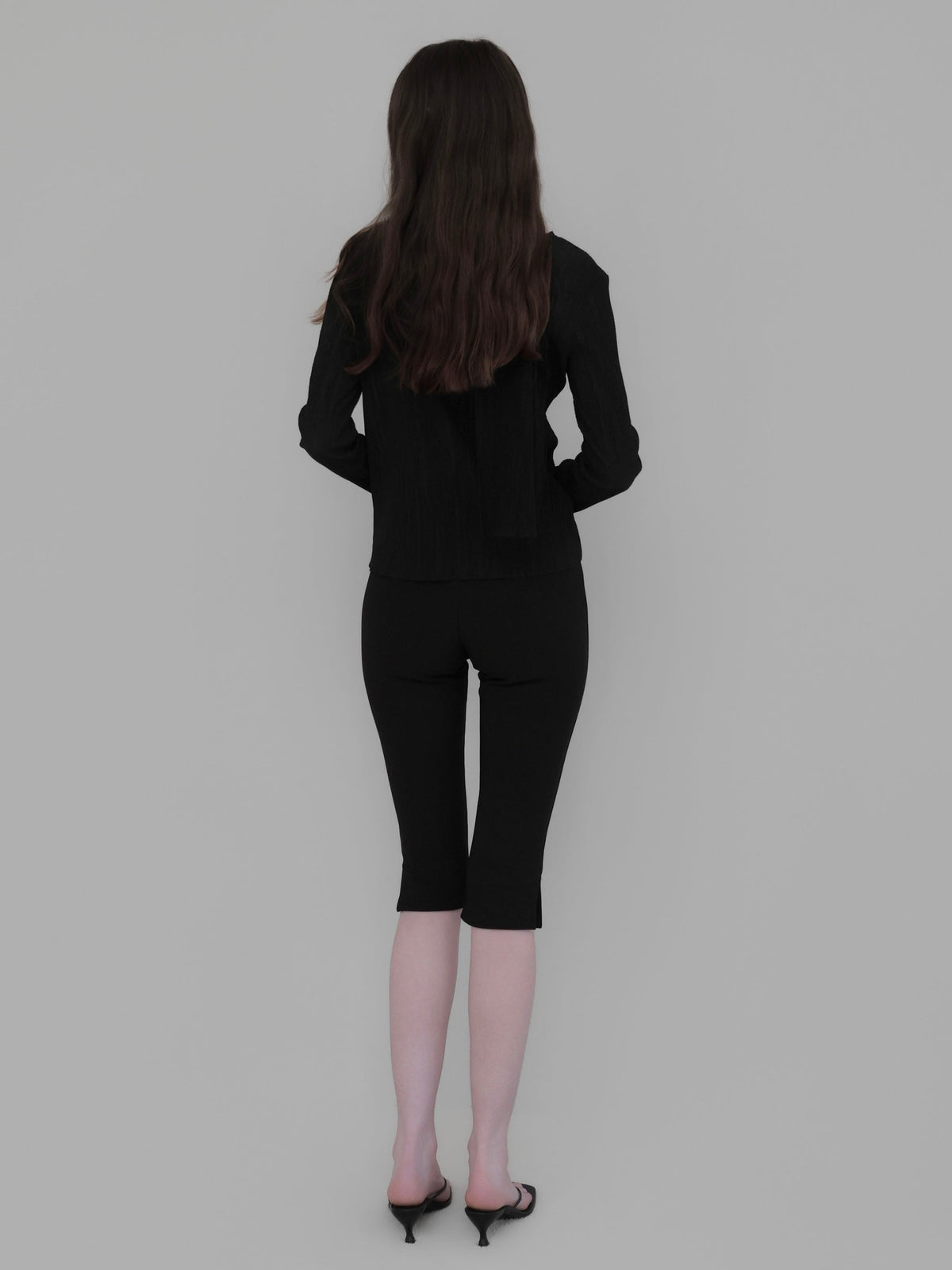 【NOWNS】Seine | Pleats tie cardigan