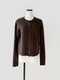 【célon】cashmere cardigan with kurumi buttons