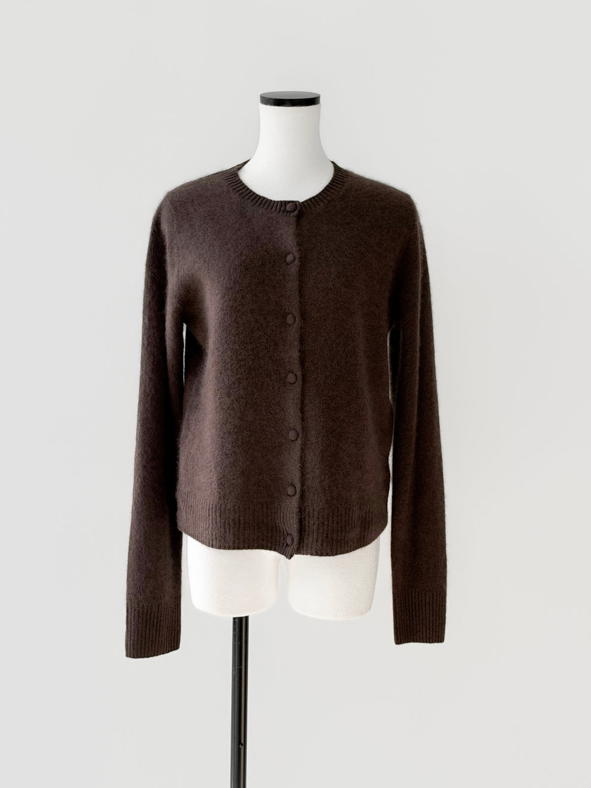 【célon】cashmere cardigan with kurumi buttons