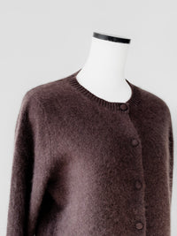 【célon】cashmere cardigan with kurumi buttons