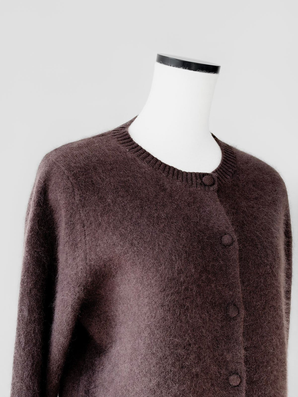 【célon】cashmere cardigan with kurumi buttons