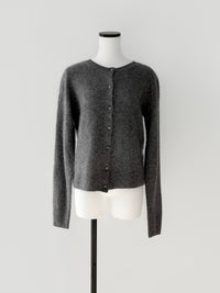 【célon】cashmere cardigan with kurumi buttons