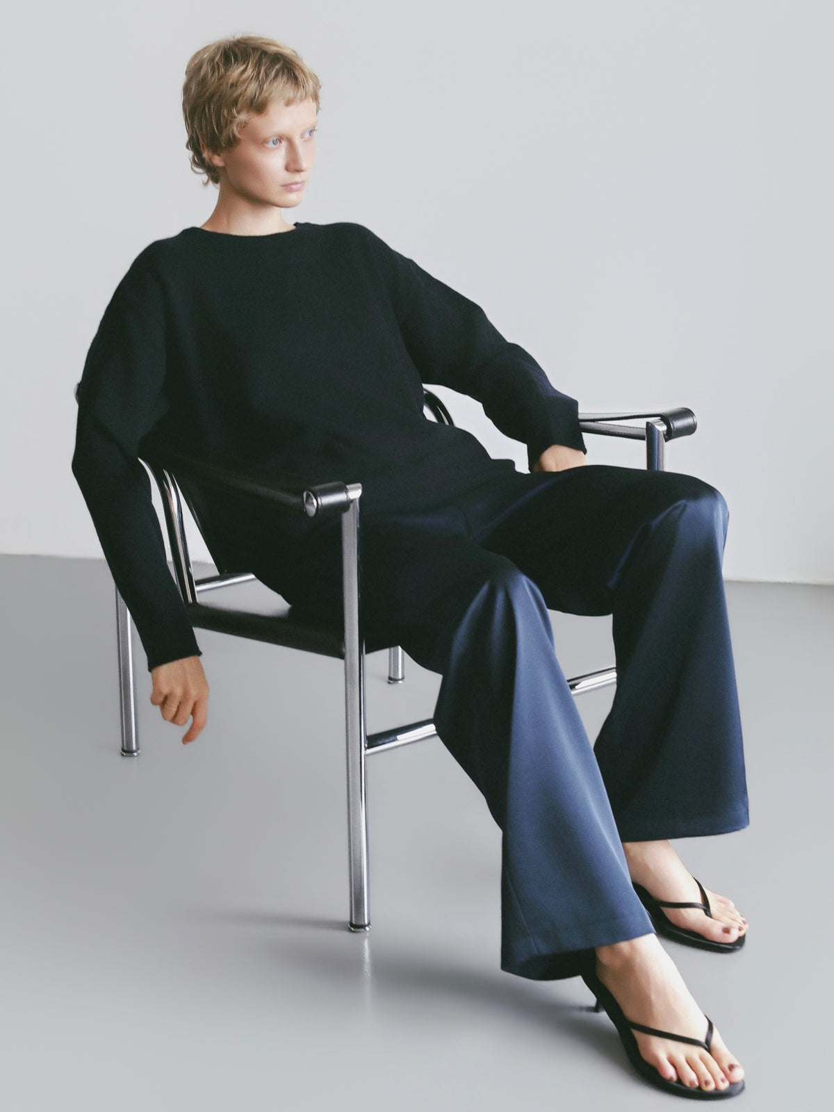 【NOWNS】Cassia | Cashmere round neck knit