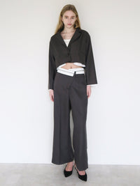 [ SAMPLE SALE ] cutoff cropped jacket