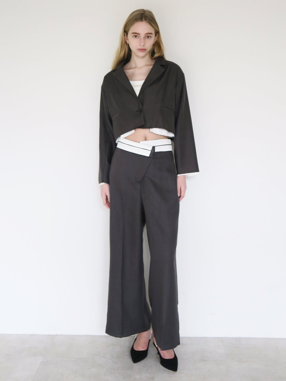 [ SAMPLE SALE ] cutoff cropped jacket