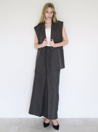 [ SAMPLE SALE ] long tailored gilet