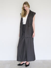 [ SAMPLE SALE ] long tailored gilet