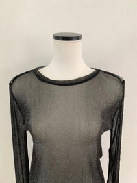 [ sample sale ] glitter sheer tops