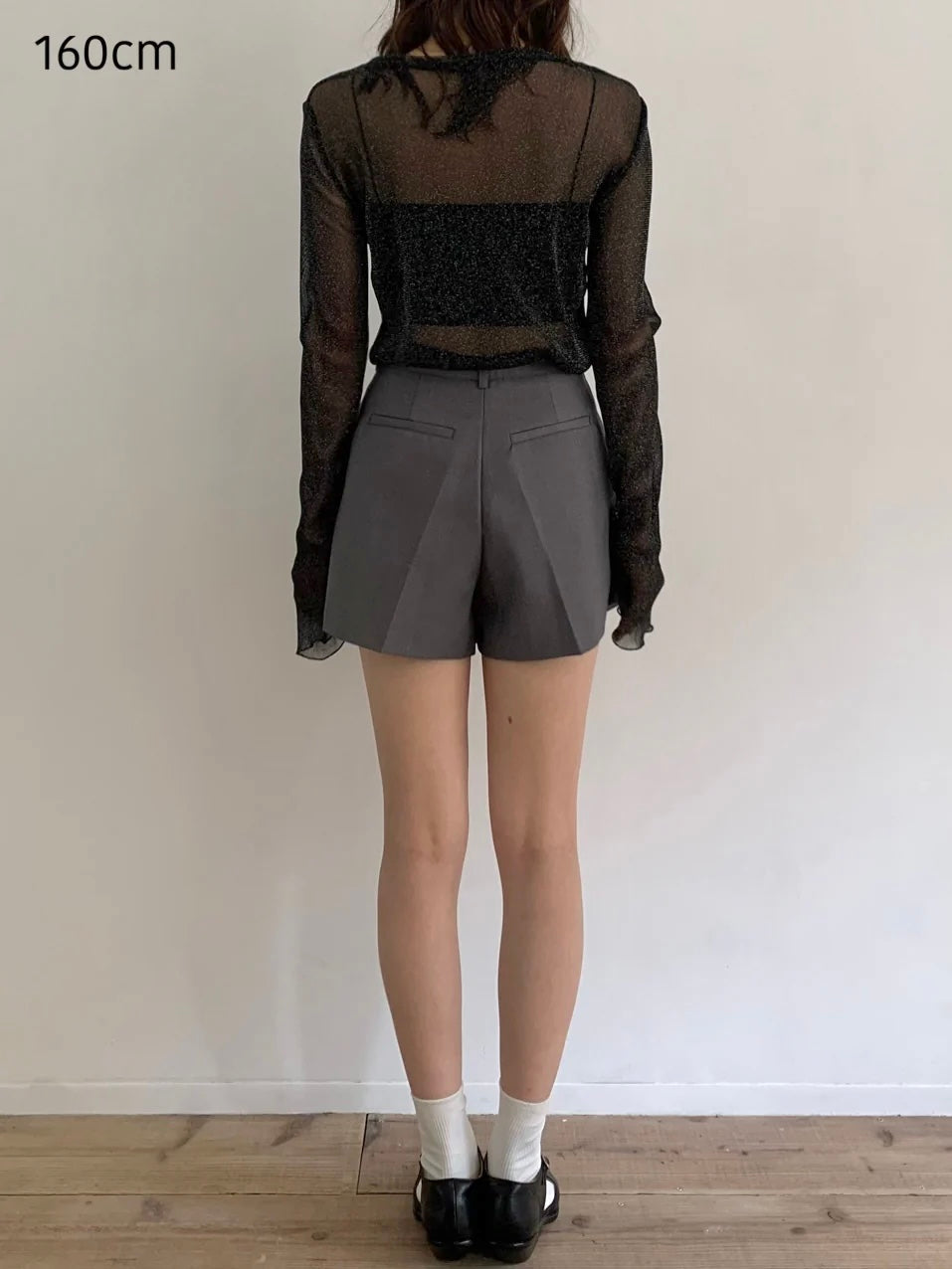 [ sample sale ] glitter sheer tops