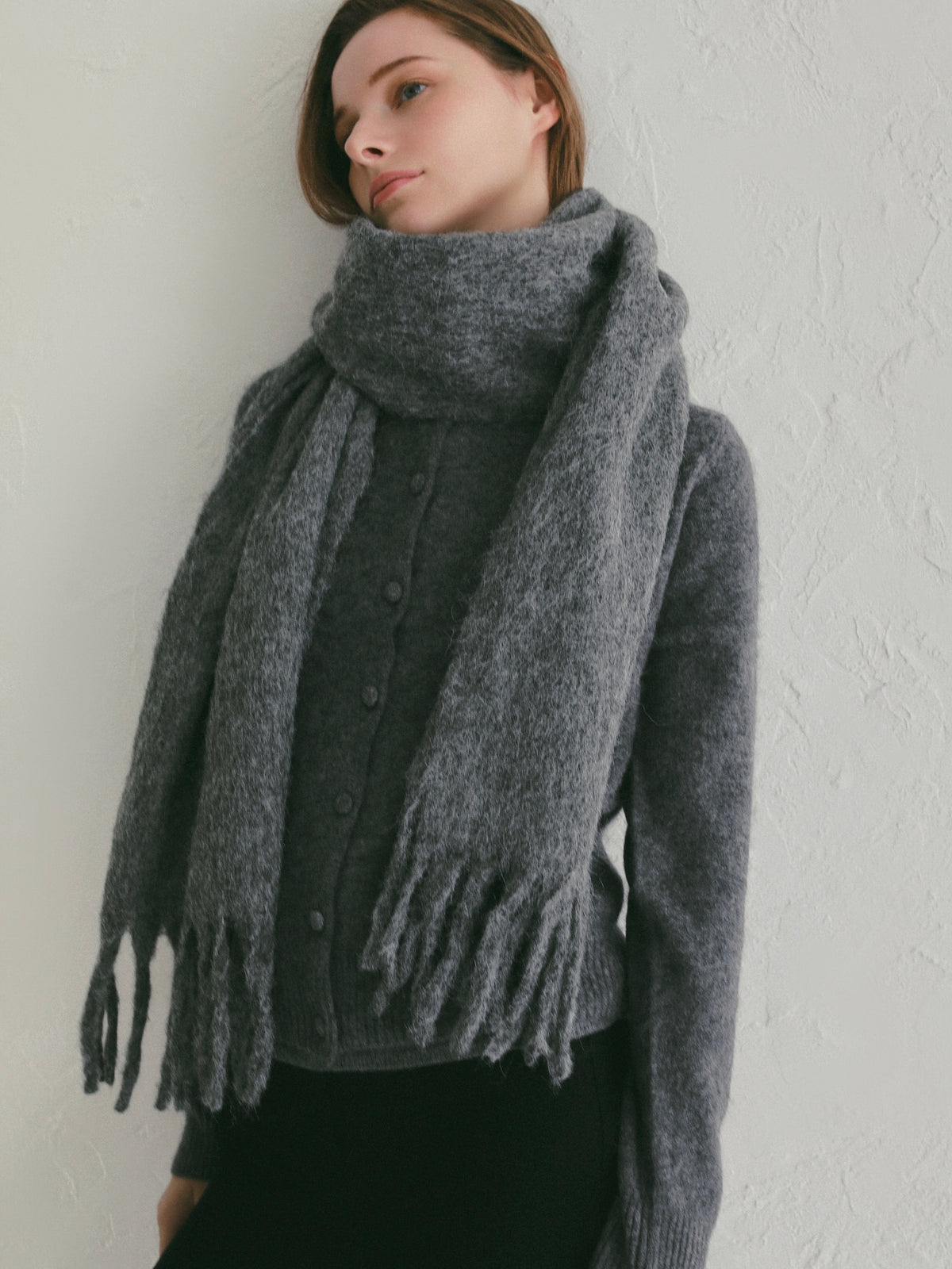【célon】cashmere sleeveless knit