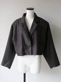[ SAMPLE SALE ] cutoff cropped jacket