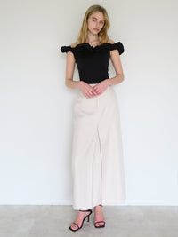 [ SAMPLE SALE ] front tuck wide skirt